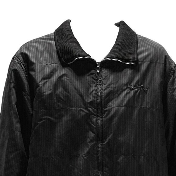 Quiksilver Mens Black Soft Shell Jacket Size Large With Zipper Closure & Soft Fl - Picture 6 of 12